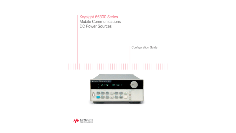 66300 Series Mobile Communications DC Power Sources